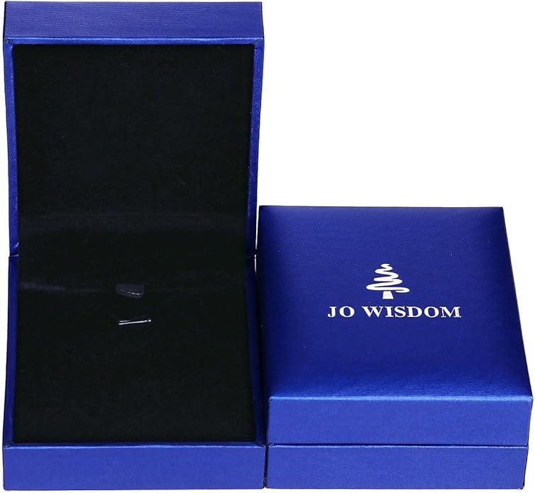 JO WISDOM Celtic Knot Infinity Jewelry Set for Women 925 Sterling Silver Dangle Drop Leverback Earrings April Birthstone Necklace Pendant Gemstone Jewelry