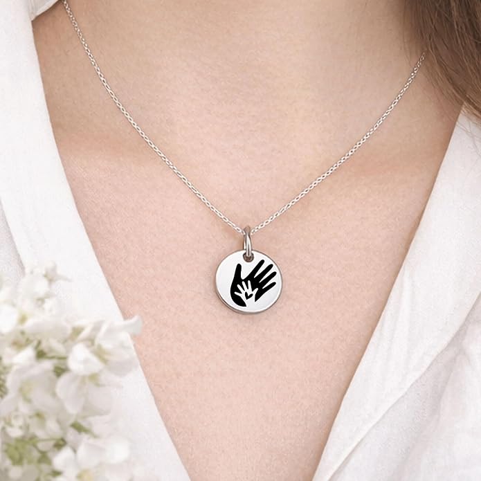 SM Design Pregnancy & New Baby Charm Set – Set of 4 Meaningful Stainless Steel Charms – Great for Crafting, Making Bracelets and Necklaces - Meaningful Keepsake Charms for Expecting & New Moms