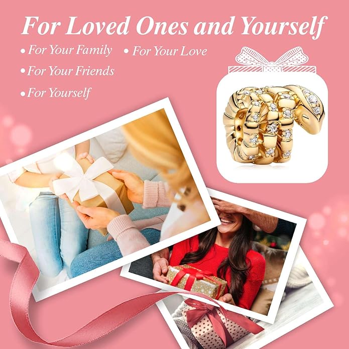 Cute Fashion Heart Charms,S925 Sterling Silver Charm,Bead for Bracelets and Necklaces,For Women Jewelry Present
