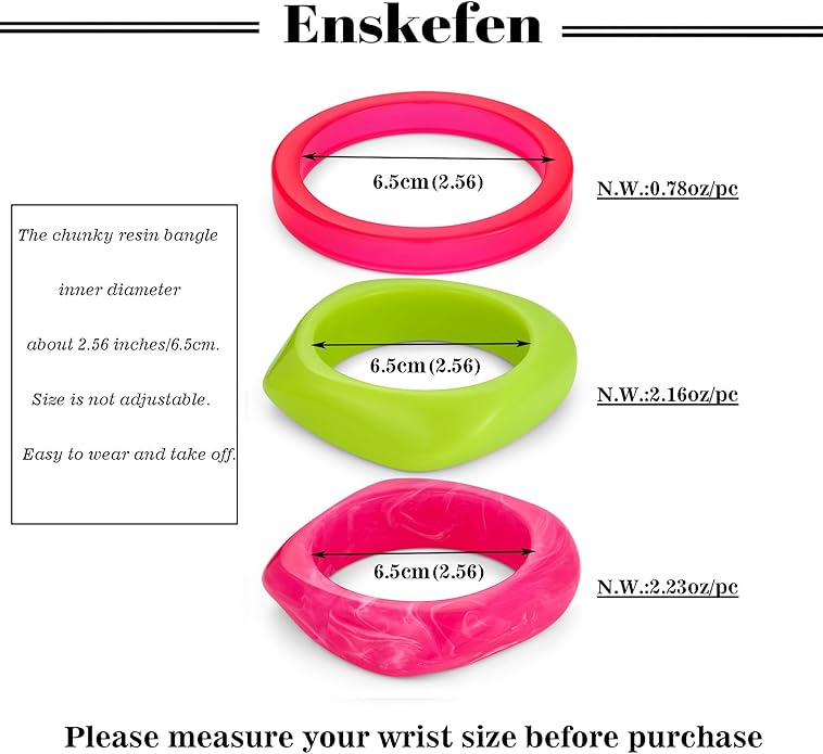 Acrylic Resin Bangles Bracelets for Women Wide Irregular Geometric Wristband Statement Bracelet Punk Chunky Acrylic Resin Bangle