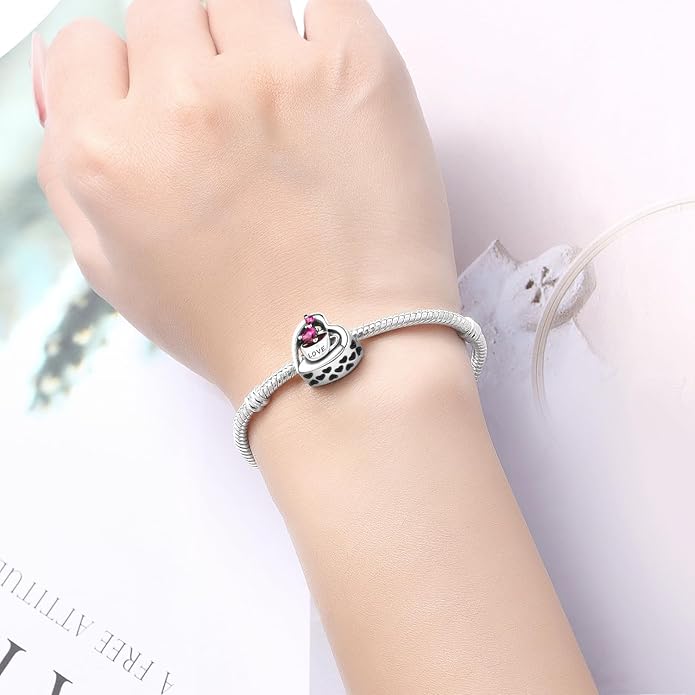 Cute Panda Animal 925 Sterling Silver Charms for Bracelets and Necklace Dangle Pendants Butterfly Elephant Dog Bead Jewelry Present for Women Family Friends