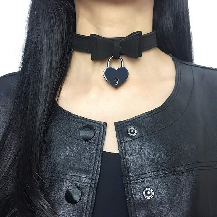 Bell Choker Collar Necklace Lolita Bow Collar Cat Kitty Velvet Necklace