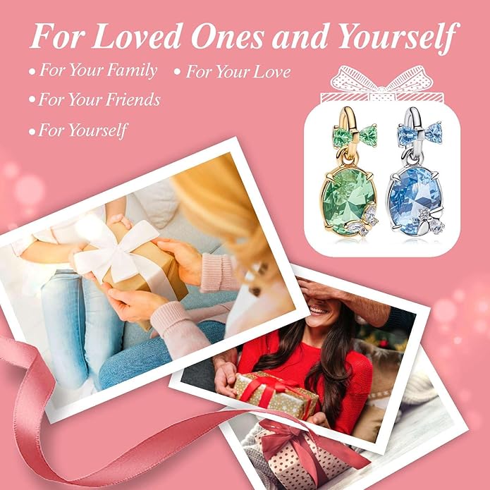 Family Mom Heart Charms 925 Sterling Silver Bead for Bracelets and Necklaces For Women Jewelry Present