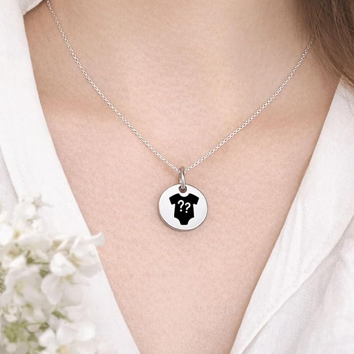 SM Design Pregnancy & New Baby Charm Set – Set of 4 Meaningful Stainless Steel Charms – Great for Crafting, Making Bracelets and Necklaces - Meaningful Keepsake Charms for Expecting & New Moms