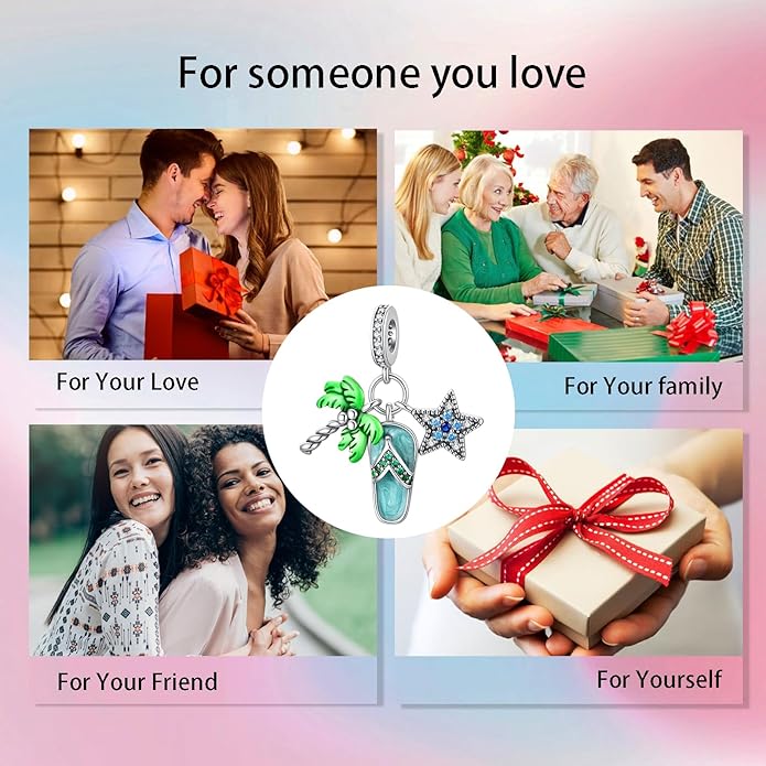 Bible Family Mom Wife Love Heart Dangle Charm 925 Sterling Silver Charms fits Bracelets and Necklace Pendant Bead Charms Jewelry Present for Women Family Friends