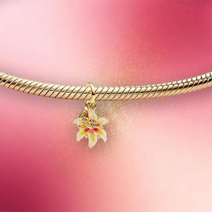 Gold Heart Family Charms Bead for Bracelets and Necklaces Jewelry Charm for Women Valentine Mother's Day