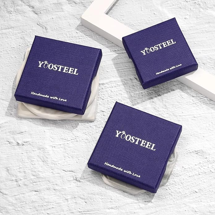 Yoosteel Valentines Gifts for Women Her - Gold Layered Initial Necklaces for Women 14K Gold Plated Dainty Layering Paperclip Link Chain Necklace Coin Initial Necklace Birthday Gifts for Teen Girls