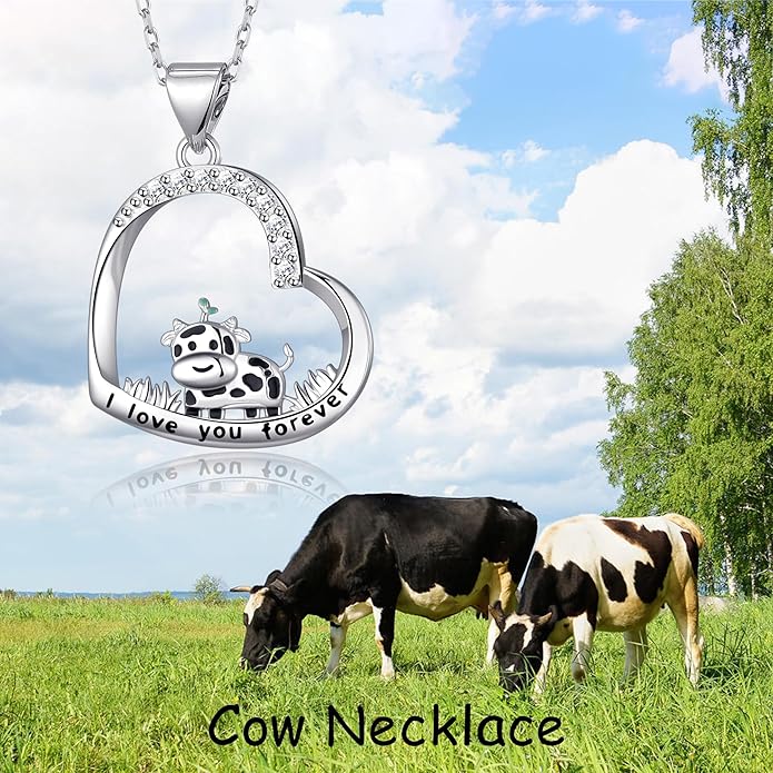 Animal Necklace Cat/Fox/Otter/Sloth/Cow/Highland Cow/Koala Necklace Cute Animal Jewelry Gifts for Women