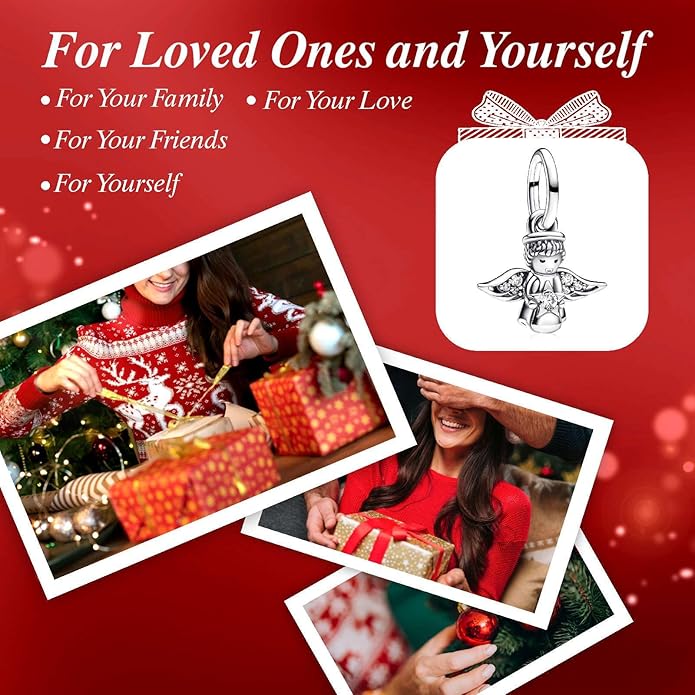 Cute Fashion Heart Charms,S925 Sterling Silver Charm,Bead for Bracelets and Necklaces,For Women Jewelry Present