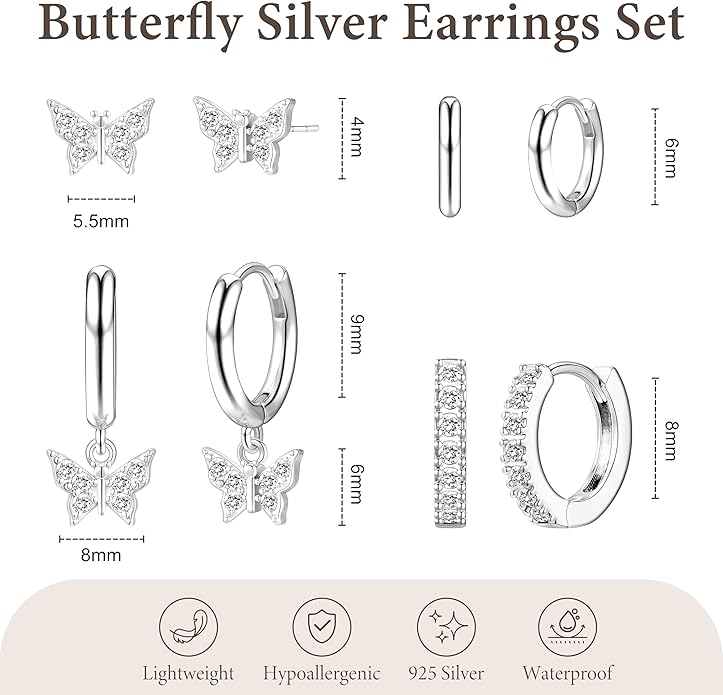 Small Gold Huggie Hoop Earrings Set for Women Men Hypoallergenic 14K Plated Stack Cartilage Earrings, Multiple Piercing Lightweight Mini Thin Cute Dainty Trendy Jewelry Set Christmas Gifts for Women