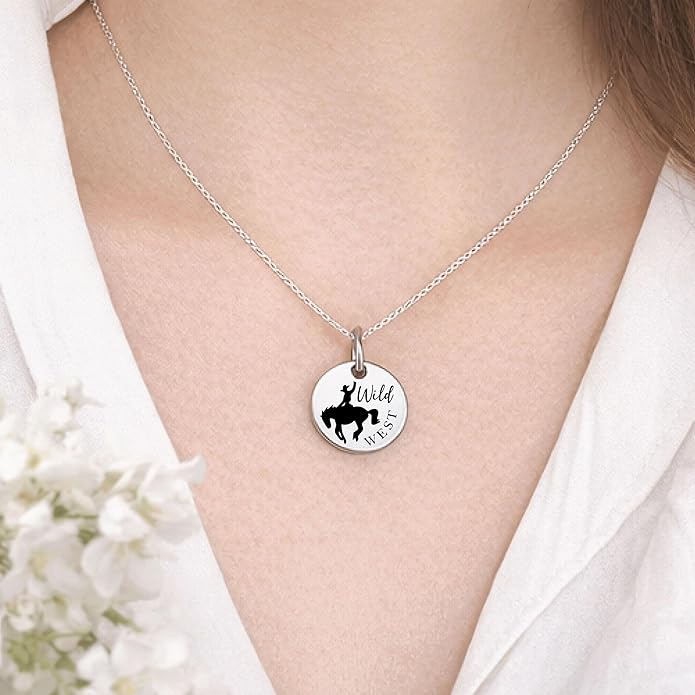 SM Design Western Charm Set of 4 – Stainless Steel Western Charms for Bracelets & Necklaces – Cowgirl, Ranch & Country Style Jewelry Charms – Western Gift for Women & Moms
