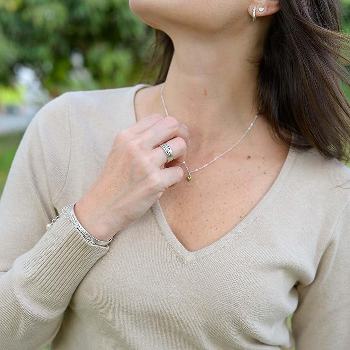 LISA LEONARD DESIGNS Brass Little Heart Pendant Neckalce in 18" Chain, Minimalists Jewelry, Dainty Necklaces, Necklaces For Women, Gift For Her