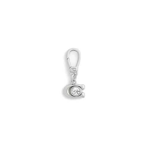 COACH Women's Collectible Signature Jewelry Charm - color: C Stone Crystal/Rhodium