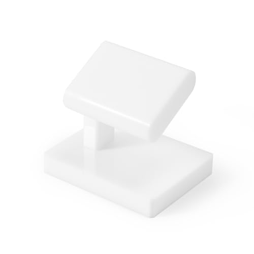Oirlv Acrylic Jewelry Display Single Watch Stand for Men Acrylic Bracelet Watch Holder for Women (White) - color: Porcelain white YJ12602