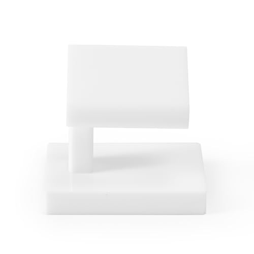 Oirlv Acrylic Jewelry Display Single Watch Stand for Men Acrylic Bracelet Watch Holder for Women (White) - color: Porcelain white YJ12602