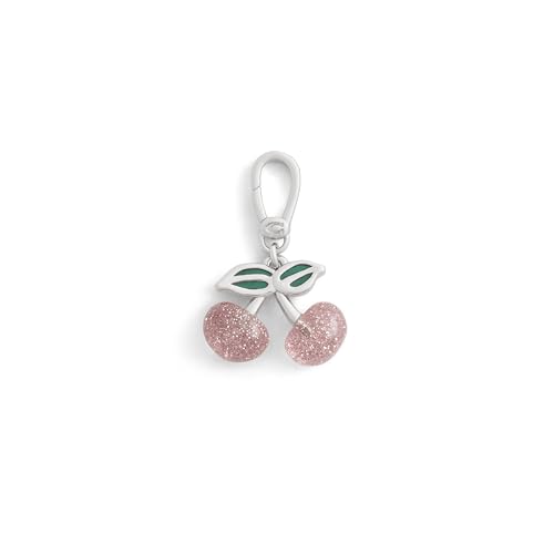COACH Women's Collectible Signature Jewelry Charm - color: Cherry Pink/Rhodium