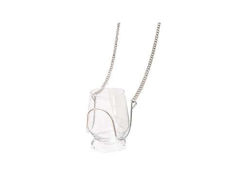 – (Silver, Gold or Bronze Chain Design The most unique, fashionable and functional product in beverage accessories - color: Silver