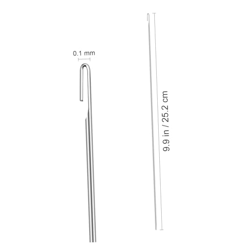 10Pcs Beading Needles Set for Jewelry Making Stainless Steel Bead Threaders for DIY Crafting Portable Beads Threading Tools for Home Use
