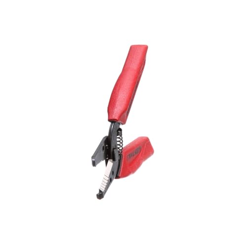 Klein Tools 11046 Wire Stripper, Wire Cutter, Made in USA, Stripping/Cutting Tool for 16-26 AWG Stranded, Compact Nose with Precision-ground Stripping Holes