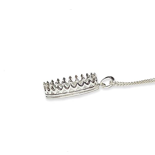 Milky Treasures Crown Necklace DIY Breastmilk Jewelry Making Kit | 18mm 925 Sterling Silver Pendant | Breastfeeding Keepsake | New Mom Gifts | Baby Shower Registry | Lactation [Only Necklace + Mold] - color: Only Necklace + Mold