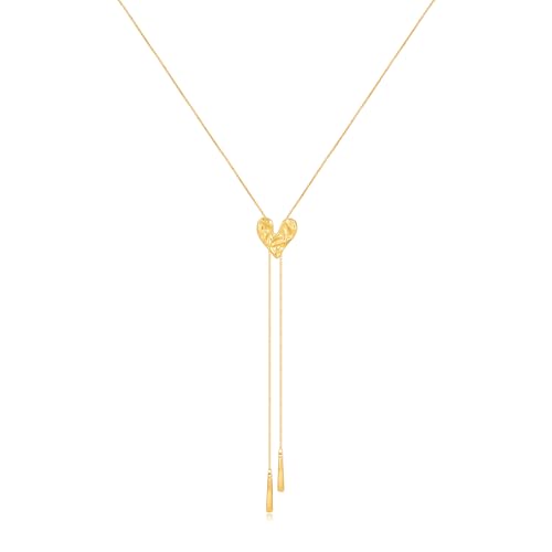 Gold Silver Necklace for Women Y Chain Adjustable Gold Long Necklaces Fashion Dainty Jewelry - color: gold F