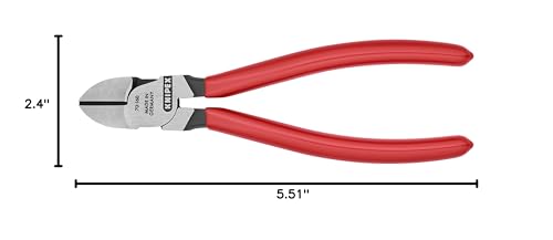 KNIPEX 70 01 160 Diagonal Cutters, 6.25-Inch