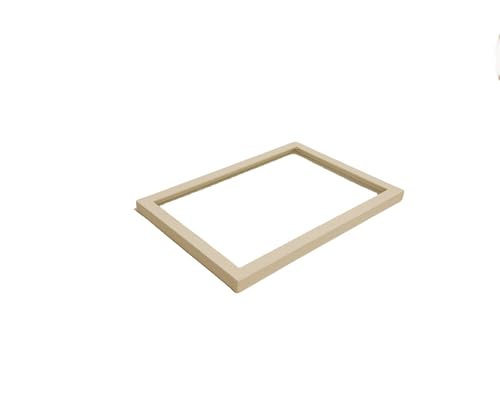 Top Lid for Large Beige Premium Quality Velvet Jewelry Display Box Tray Stackable Practical Trade Show Home Store Glass Lid - color: Glass Lid