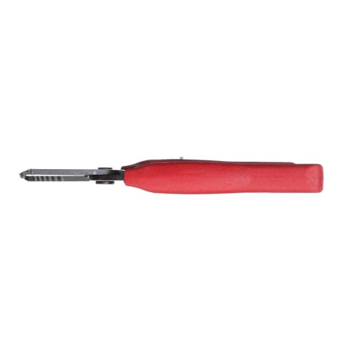 Klein Tools 11046 Wire Stripper, Wire Cutter, Made in USA, Stripping/Cutting Tool for 16-26 AWG Stranded, Compact Nose with Precision-ground Stripping Holes