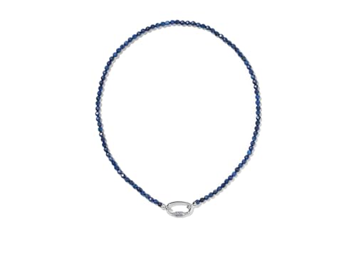 Kendra Scott, Women's, Emery Beaded Strand Necklace - color: Rhod Dark Blue Qrtz