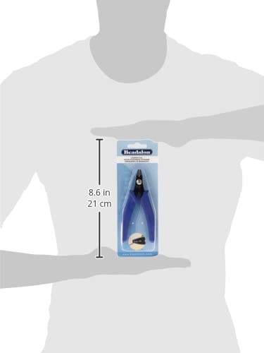 Beadalon Crimp Tool Standard - Fits Crimp Beads #1-3, Crimp Tubes #2-3, Dark Blue, 5.25 in / 13.3 cm - color: Dark Blue, size: Standard