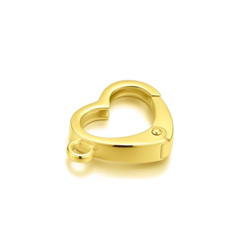 14K Yellow Gold Jewelry Clasp Necklace Extender Clasp Bracelet Extension Connector for DIY Necklace Bracelet Anklet Jewelry Making, 14K Gold Clasp for DIY Jewelry Making (Style 17) - style: Style 17