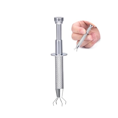 QWALIT Piercing Taper Threadless Insertion Tool - Titanium Labret Pin 16g, 18g, 20g - color: 11 - Ball Grabber Tool