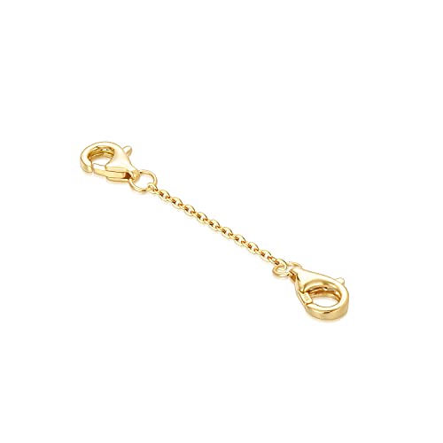 14k Gold Necklace & Bracelet Extender Chain, Adjustable Extension Chain for Necklace & Anklet - color: Style 2-Yellow Gold, size: 1inch