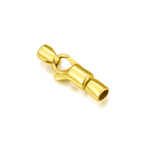 14K Yellow Gold Jewelry Clasp Necklace Extender Clasp Bracelet Extension Connector for DIY Necklace Bracelet Anklet Jewelry Making, 14K Gold Clasp for DIY Jewelry Making (Style 10) - style: Style 10