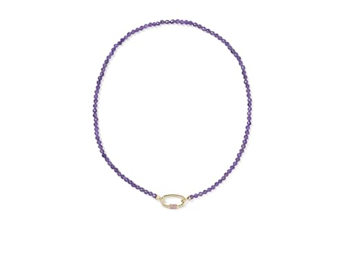 Kendra Scott, Women's, Emery Beaded Strand Necklace - color: Gold Drk Purple Amethyst