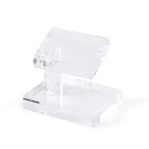 Oirlv Acrylic Jewelry Display Single Watch Stand for Men Acrylic Bracelet Watch Holder for Women (Clear) - color: Transparent YJ12601