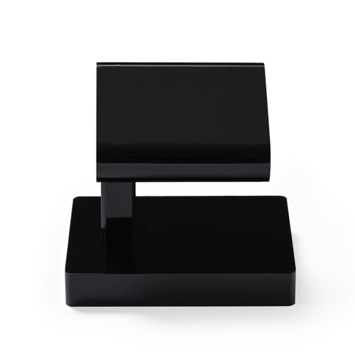 Oirlv Acrylic Jewelry Display Single Watch Stand for Men Acrylic Bracelet Watch Holder for Women (Black) - color: Black YJ12603