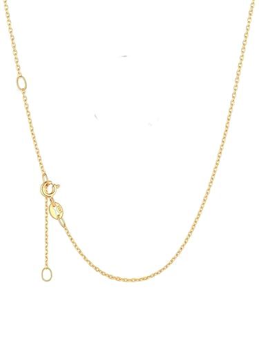 ChicSilver 1.1mm/ 1.5mm 925 Sterling Silver Chains for Women Dainty Thin Silver Necklace Chain for Women - 16/18/20/22/24 Inch - color: 1.5mm Width - Gold, size: 22 Inches Length