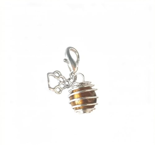 crystal pet collar charms,cat collar charms, dog collar charms - color: Tiger Eye