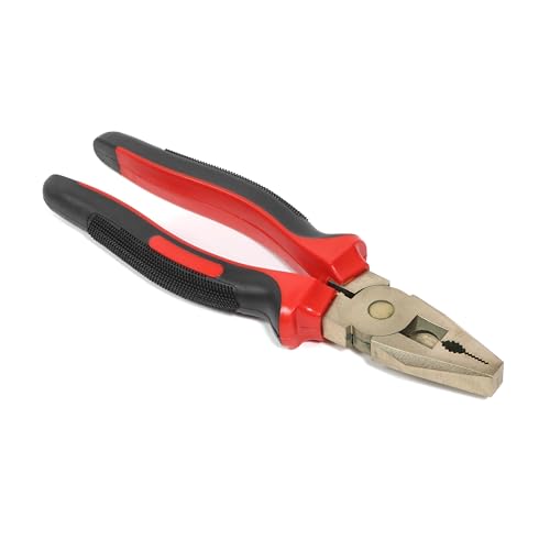 HURON Electrician Lineman Pliers, 8", Copper Alloy/Non-Magnetic (1/3/10pc) (1pc) - style: Heavy Duty