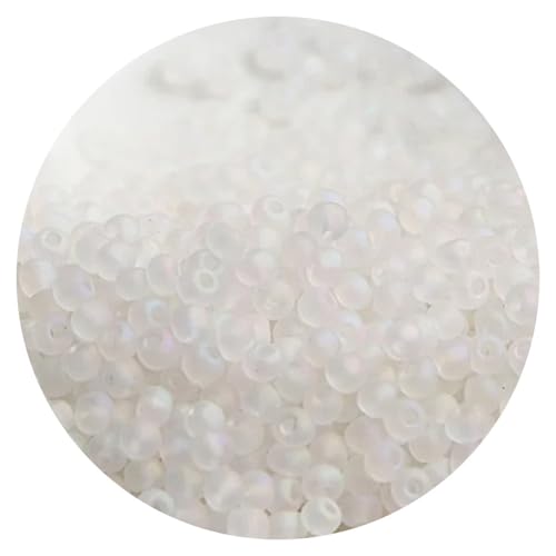 160pcs Matte Colorful Glass Frosted Beads 4mm, Glass Frosted Rice Beads Craft Bead for Jewelry Making Bracelets Necklaces DIY,M1 - color: M1, size: 160pcs-4mm