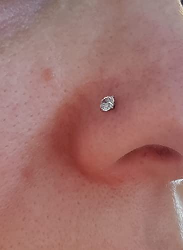 QWALIT Piercing Taper Threadless Insertion Tool - Titanium Labret Pin 16g, 18g, 20g - color: A2 - Titanium 2 Style 18g