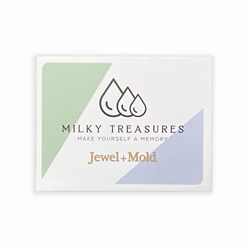 Milky Treasures Crown Necklace DIY Breastmilk Jewelry Making Kit | 18mm 925 Sterling Silver Pendant | Breastfeeding Keepsake | New Mom Gifts | Baby Shower Registry | Lactation [Only Necklace + Mold] - color: Only Necklace + Mold