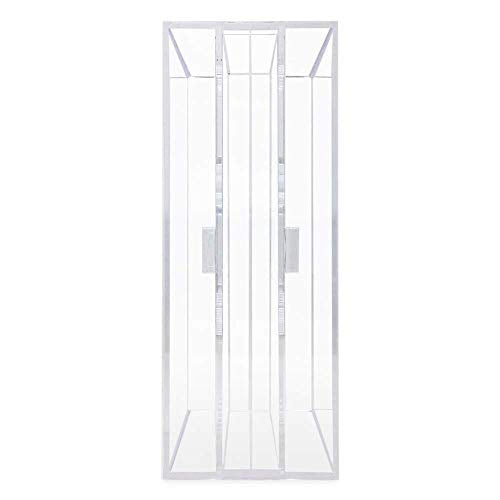 Isaac Jacobs 2 Drawer Acrylic Earring Holder, Jewelry Organizer Case (Holds up to 48 Pairs)