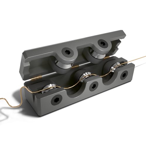 Y-II Wire Straightener Tool with 5 Bearings – Flip-Top Design for Jewelry Making & DIY Wire Wrapping – Remove Bends & Kinks, One-Pull Perfectly Straight