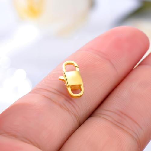 14K Yellow Gold Jewelry Clasp Necklace Extender Clasp Bracelet Extension Connector for DIY Necklace Bracelet Anklet Jewelry Making, 14K Gold Clasp for DIY Jewelry Making (Style 3) - style: Style 3