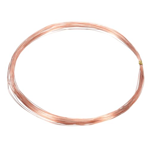 uxcell Pure Copper Wire 99.99% 28 Gauge 0.3mm 10m/33 ft Soft Craft | Jewelry Wire Tarnish Resistant for Jewelry Making Beading DIY Crafts Supplies,Copper - size: 28 Gauge 0.3mm
