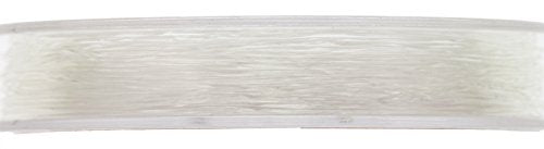 Griffin Elastic Beading Cord, Clear, 0.7 Millimeters, 25 Meters | BDC-476.00