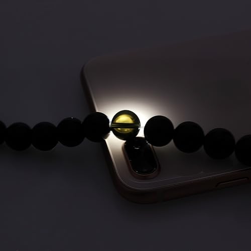 MJDCB Natural Stone Beads Natural Black Obsidian Loose Beads are Used in Jewelry Design to Make Bracelets and Necklaces 15inch (10mm) - color: Black Obsidian, size: 10mm