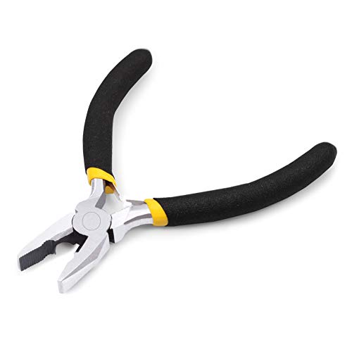 Mini Linesman Pliers - 5 Inch Combination Pliers With Spring Loaded Wire Cutters - Electrical & Screw Removal Tool - Jewellery Making - size: Lineman Pliers